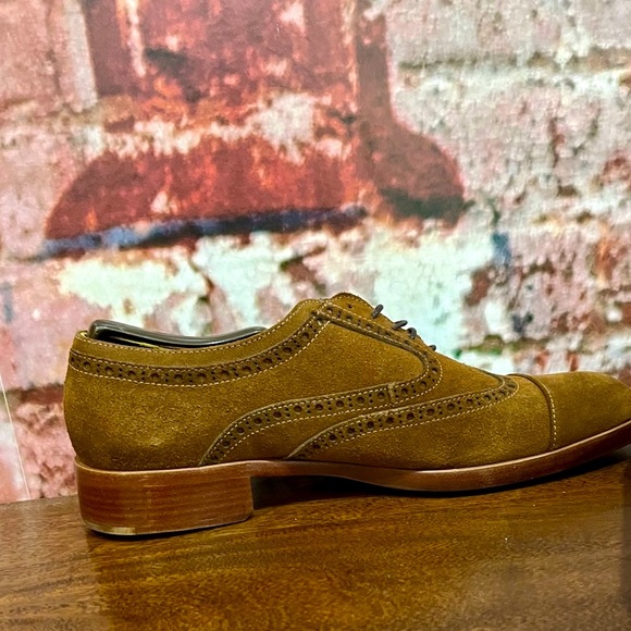 BRAND NEW DONALD PLINER ZINDEL OXFORD CAP TOE WINTIP SHOES - Picture 5 of 10